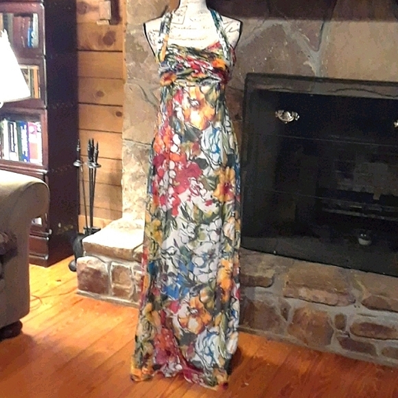 Sue Wong Dresses & Skirts - Silk maxi by Sue Wong Nocturne